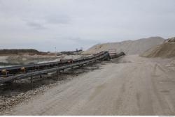 Photo Textures of Background Gravel Mining